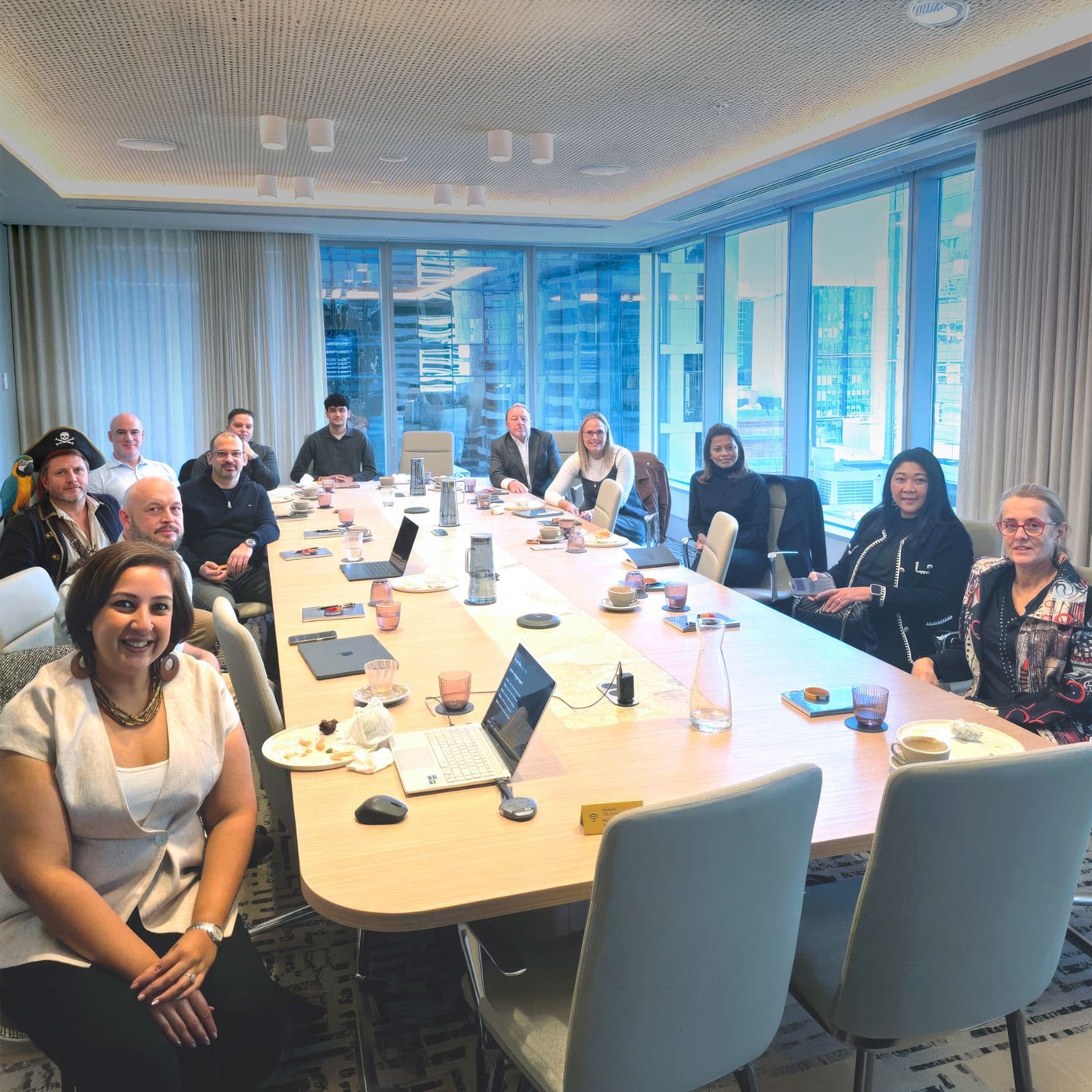 Business leaders discussing how AI efficiency can replace original thought, human judgement and creative decision-making.